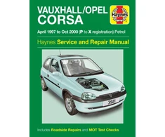 KNYGA Vauxhall/Opel Corsa Petrol (Apr 97 - Oct 00) Haynes Repair Manual