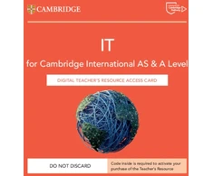 KNYGA Victoria Ellis Cambridge International AS &amp; A Level IT Digital Teacher's Resource Access Card