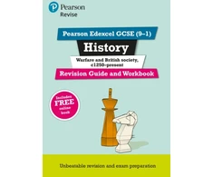KNYGA Victoria Payne Pearson REVISE Edexcel GCSE History Warfare and British Society Revision Guide and Workbook incl. online revision and quizzes - for 2025 and 2026 exams