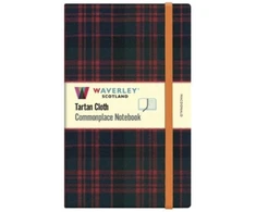 KNYGA Waverley Books; Waverley Books Waverley Commonplace Notebooks: MacDonald Tartan Cloth Large Notebook (21 x 13cm)