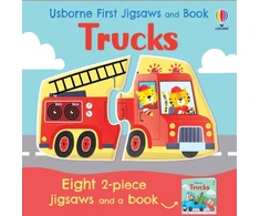 KNYGA Wheatley Abigail Usborne First Jigsaws and Book: Trucks