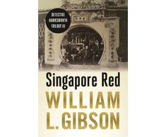 KNYGA William L Gibson Singapore Raudona