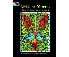 KNYGA William Morris Stained Glass Coloring Book