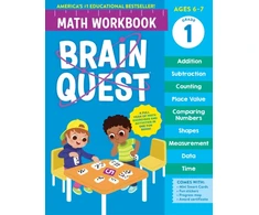 KNYGA Workman Publishing Brain Quest Math Workbook: 1st Grade