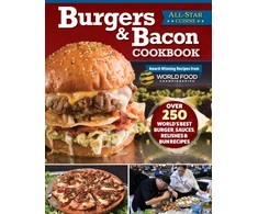 KNYGA World Food Championships Burgers &amp; Bacon Cookbook, Over 250 World's Best Burgers, Sauces, Relishes &amp; Bun Recipes
