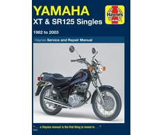 KNYGA Yamaha XT &amp; SR125 (82 - 03) Haynes Repair Manual