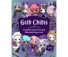 KNYGA Yoai Goth Chibis, A Complete Course in Drawing Melancholy Manga Cuties