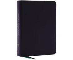 KNYGA Zondervan Publishing Evangelical Study Bible: Christ-centered. Faith-building. Mission-focused. (NKJV, Juodas Bonded Leather, Raudona Letter, Large Comfort Print)