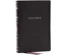 KNYGA Zondervan RSV Personal Size Bible with Cross References, Juodas Leathersoft, (Sovereign Collection)