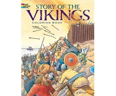 KNYGA A G Smith Story of the Vikings Coloring Book