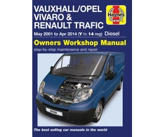 KNYGA Anon Vauxhall/Opel Vivaro &amp; Renault Trafic Diesel May 01 to Apr 14 (Y to 14 reg) Haynes Repair Manual