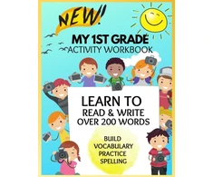 KNYGA Bookshop New 1st Grade Sight Words Activity Book