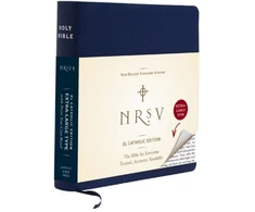 KNYGA Bookshop NRSV XL, Catholic Edition, Navy Leathersoft