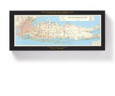 KNYGA Bookshop NYC Map 1,000 Piece Panoramic Puzzle