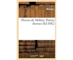 KNYGA Bookshop Oeuvres de Moliere. Poesies Diverses
