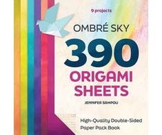 KNYGA Bookshop Ombre Sky 390 Origami Sheets
