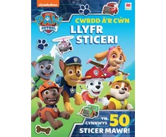 KNYGA Bookshop Paw Patrol: Cwrdd a'r Cwn - Llyfr Sticeri