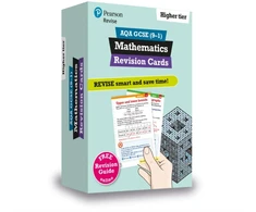 KNYGA Bookshop Pearson REVISE AQA GCSE Maths (Higher) Revision Cards - for 2026, 2027 exams