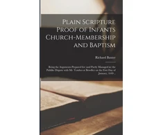 KNYGA Bookshop Plain Scripture Proof of Infants Church-membership and Baptism