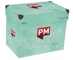 KNYGA Bookshop PM TURQUOISE: GUIDED READING CARDS BOX S