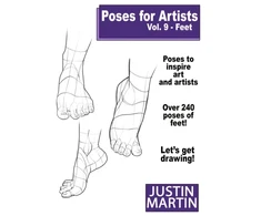 KNYGA Bookshop Poses for Artists Vol 9: Feet