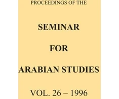 KNYGA Bookshop Proceedings of the Seminar for Arabian Studies Volume 26 1996