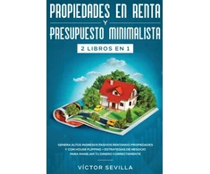 KNYGA Bookshop Propiedades en renta y presupuesto minimalista 2 libros en 1