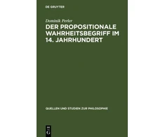 KNYGA Bookshop Propositionale Wahrheitsbegriff Im 14. Jahrhundert