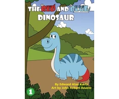 KNYGA Bookshop Raudona And Mėlyna Dinosaur