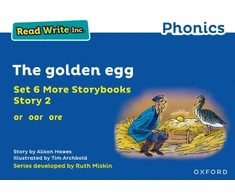 KNYGA Bookshop Read Write Inc. Phonics: The golden egg (Mėlyna Set 6A Storybook 2)