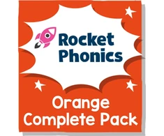 KNYGA Bookshop Reading Planet Rocket Phonics Oranžinis Complete Pack