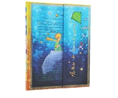KNYGA Bookshop Saint-Exupery, The Little Prince (Embellished Manuscripts Collection) Ultra Lined Hardcover Journal (Wrap Closure)