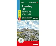 KNYGA Bookshop Schneeberg - Rax Hiking, Cycling and Leisure Map