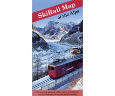 KNYGA Bookshop Skirail Map of the Alps