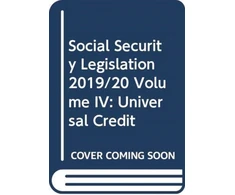 KNYGA Bookshop Social Security Legislation 2019/20 Volume IV