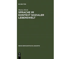 KNYGA Bookshop Sprache im Kontext sozialer Lebenswelt