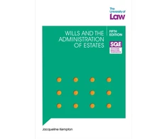 KNYGA Bookshop SQE Wills and the Administration of Estates 5e