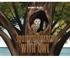 KNYGA Bookshop Squirrel Shared His Nest with Owl