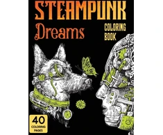 KNYGA Bookshop Steampunk Dreams Coloring Book