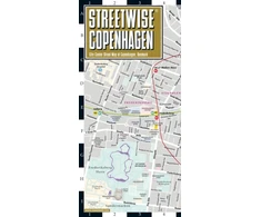 KNYGA Bookshop Streetwise Copenhagen Map - Laminated City Center Street Map of Copenhagen, Denmark