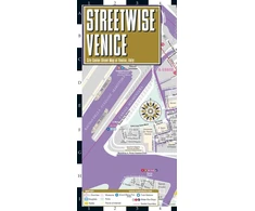 KNYGA Bookshop Streetwise Venice Map - Laminated City Center Street Map of Venice, Italy