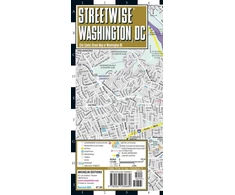 KNYGA Bookshop Streetwise Washington DC Map - Laminated City Center Street Map of Washington, DC: City Plans