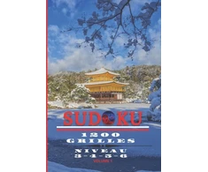 KNYGA Bookshop SUDOKU 1200 grilles, niveau 3-4-5-6 , volume 1, 200 PAGES, 15,24 x 22,86 cm (6X9po)