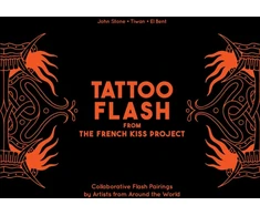 KNYGA Bookshop Tattoo Flash from the French Kiss Project