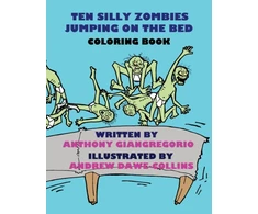 KNYGA Bookshop Ten Silly Zombies Jumping on the Bed Coloring Book