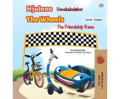 KNYGA Bookshop The Wheels -The Friendship Race (Danish English Bilingual Children's Books)