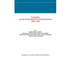 KNYGA Bookshop Trauregister aus den Kirchenbuchern Sudniedersachsens 1801-1852