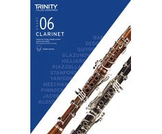 KNYGA Bookshop Trinity College London Clarinet Exam Pieces from 2023: Grade 6