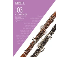KNYGA Bookshop Trinity College London Clarinet Exam Pieces from 2023: Grade 3
