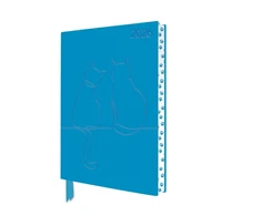 KNYGA Bookshop Two Happy Cats 2026 Artisan Art Vegan Leather Diary Planner - Page to View with Notes